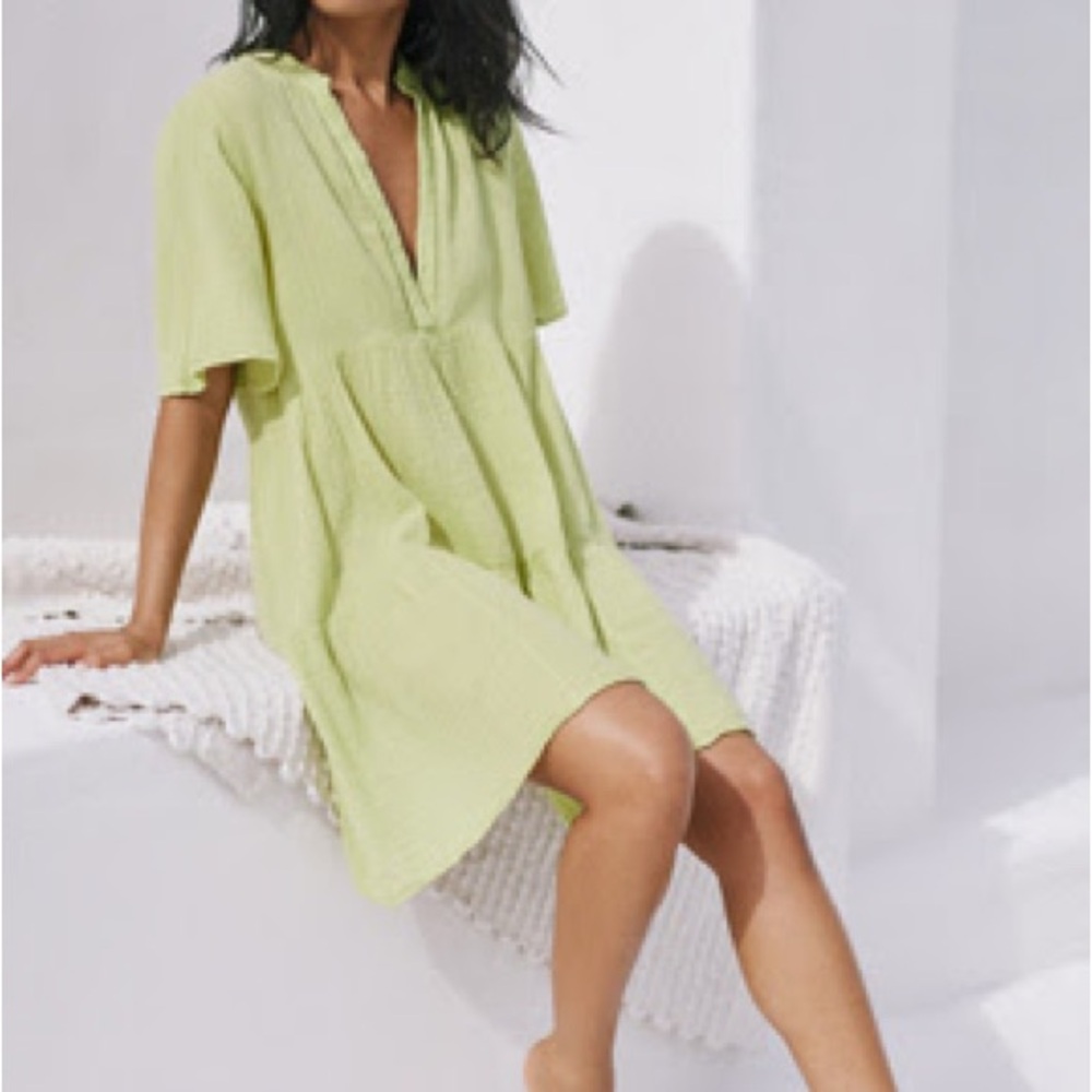 Anthropologie Green Dress